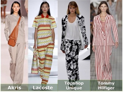 модные тенденции весна-лето 2016, пижамный стиль