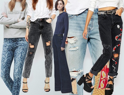 модные тенденции джинсов весна-лето 2016