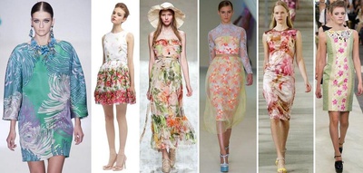 тенденции моды весна-лето 2016 цветочный принт